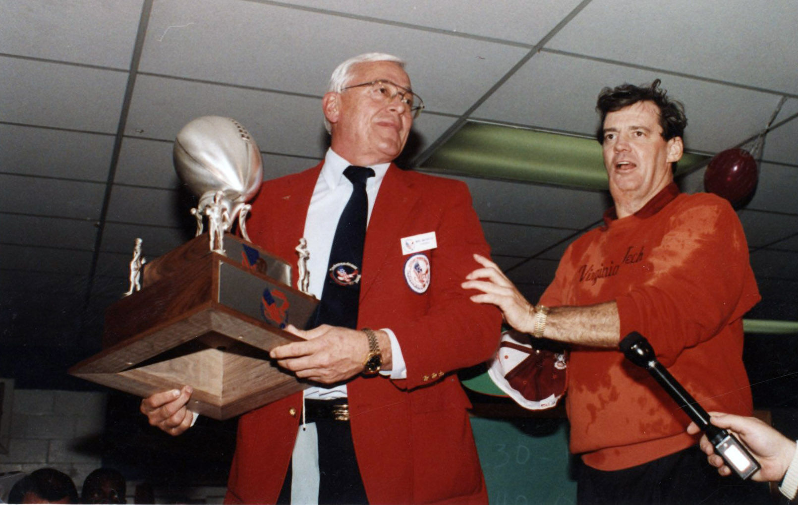 Frank Beamer and Mike McCarthy